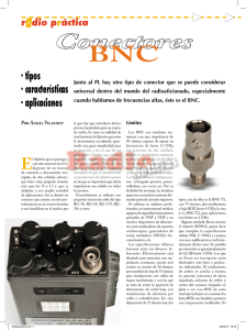Conectores BNC - Radio Noticias