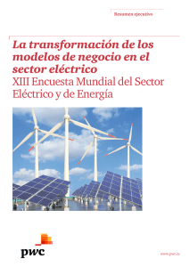 XIII Encuesta Mundial del Sector Eléctrico