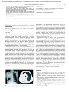 Guillain-Barre Syndrome as an Initial Manifestation of Small Cell