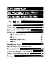 Construcción de vivienda económica con adobe