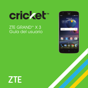 ZTE GRAND™ X 3 Guía del usuario