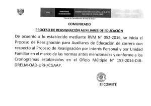 [ Ver Proceso de Reasignación Auxiliar ] 30-09-2016