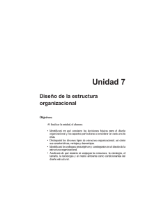 Unidad 7 Diseño de la estructura organizacional