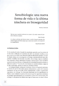 Xenobiología: una nueva forma de vida o la última