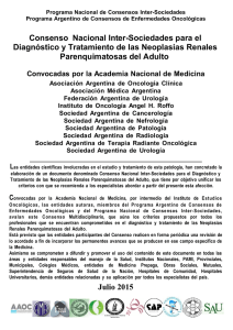 neoplasias renales - Sociedad Argentina de Urología