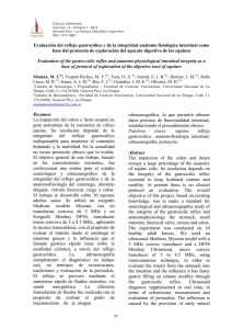 Evaluación del reflejo gastrocólico y de la integridad