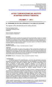 `origenismo` de Pico della Mirándola y su conflicto con Roma