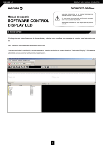 SOFTWARE CONTROL DISPLAY LED