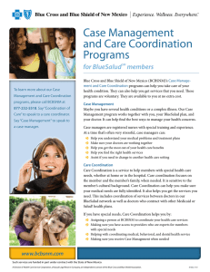 Case Management and Care Coordination Programs