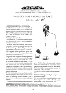 VALLEJO: DOS AMORES EN PAR&Iacute;S