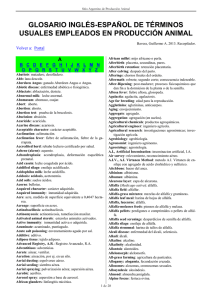glosario ingl&eacute;s-espa&ntilde;ol de t&eacute;rminos usuales empleados en