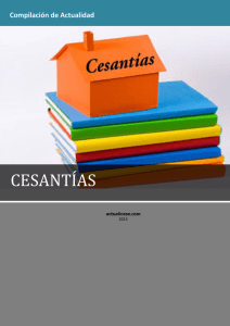 cesant&iacute;as - Actualicese