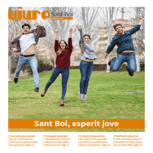 Sant Boi, esperit jove - Ajuntament de Sant Boi de Llobregat