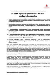 La pyme española apuesta cada vez más por las redes sociales