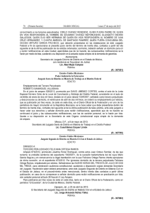 Page 1 70 (Primera Sección) DIARIO ORICIAL Lunes 27 de mayo