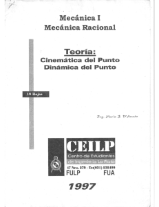 Cinemática y Dinámica del Punto