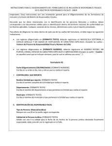 Instrucciones para el diligenciamiento del formulario 01