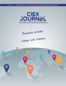 Research articles Values and Culture - CIEX