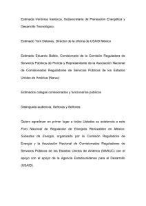 Palabras del Comisionado Presidente en la inauguración del Foro