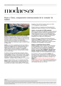Rusia y China, campamentos internacionales de la `armada` de Inditex