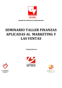 seminario taller finanzas aplicadas al marketing y las ventas