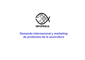 Demanda internacional y marketing de productos de