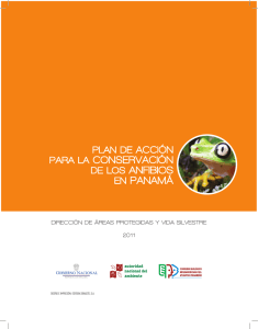 Plan de Acción Para la Conservación de los Anfibios en Panamá