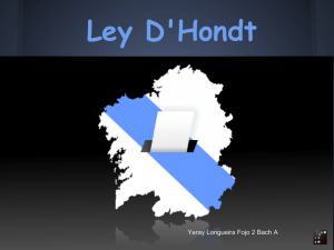 Ley D`Hondt