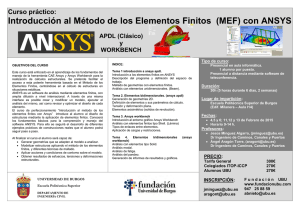 Introducción al Método de los Elementos Finitos (MEF) con ANSYS