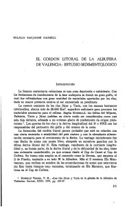 el cordon litoral de la albufera de valencia: estudio