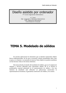 TEMA 5. MODELADO DE SOLIDOS