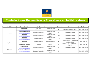 Instalaciones Recreativas y Educativas en la Naturaleza TEXTO