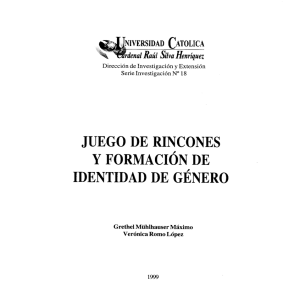 Juego de rincones y formación de identidad de