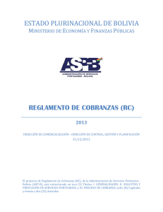 reglamento de cobranzas (rc) - ASP-B
