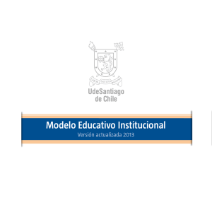 Modelo Educativo Institucional - Universidad de Santiago de Chile