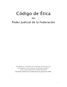 Código de Ética del Poder Judicial de la Federación