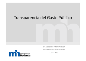 Transparencia del Gasto Público