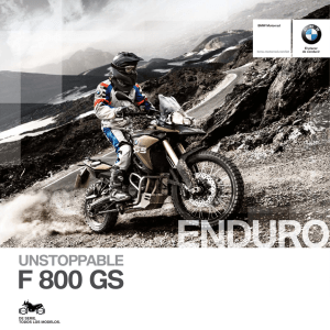 F 800 GS - BMW Motorrad Argentina