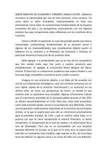 Versión taquigráfica de la intervención del ministro Danilo Astori
