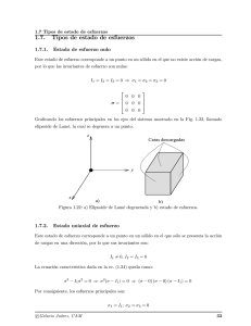 1.7. Tipos de estado de esfuerzos