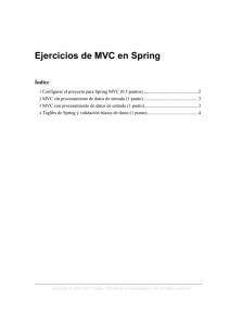 Ejercicios de MVC en Spring