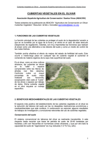 Cubiertas Vegetales en el Olivar. PDF