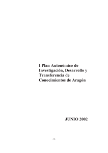 i plan autonomico - Cortes de Aragón