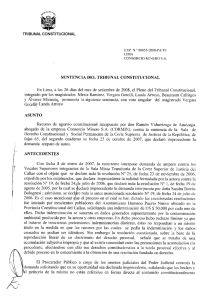 SENTENCIA DEL TRIBUNAL CONSTITUCIONAL En Lima, a los 26