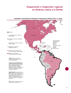 Cooperación e integración regional en América Latina y el