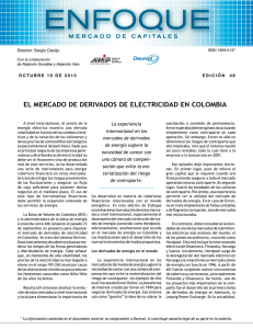 el mercado de derivados de electricidad en colombia