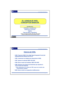 VHDL-2 Conceptos básicos