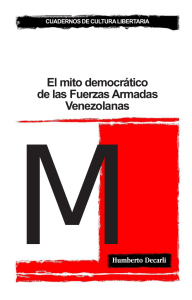 El mito democrático de las Fuerzas Armadas Venezolanas