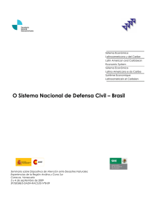 O Sistema Nacional de Defensa Civil – Brasil