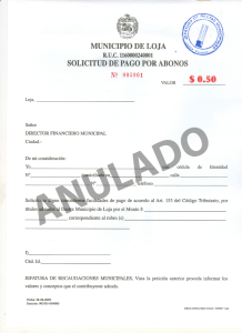 solicitud de pago por abonos